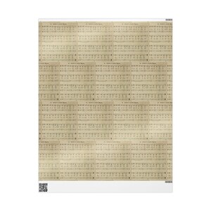 christmas sheet music wrapping paper away in a manger music wrap christian gift wrap matte gloss religious holiday large size decor image 2
