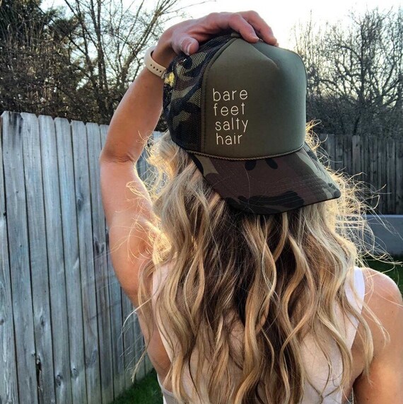 Bare Feet Salty Hair Womens Green 