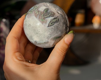 Moss Agate Sphere #5