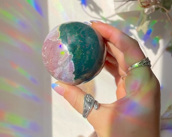 Grade A Ocean Jasper Sphere #15