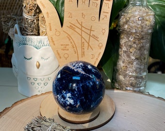 Palmistry Crystal Sphere Stand