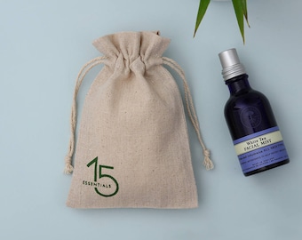 50 favor bags Personalized Linen Bags Drawstring Fabric Bags Custom Logo Printed jewelry Bags Soap package wholesale