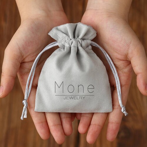 50 Jewelry Bags Custom Drawstring Bags 