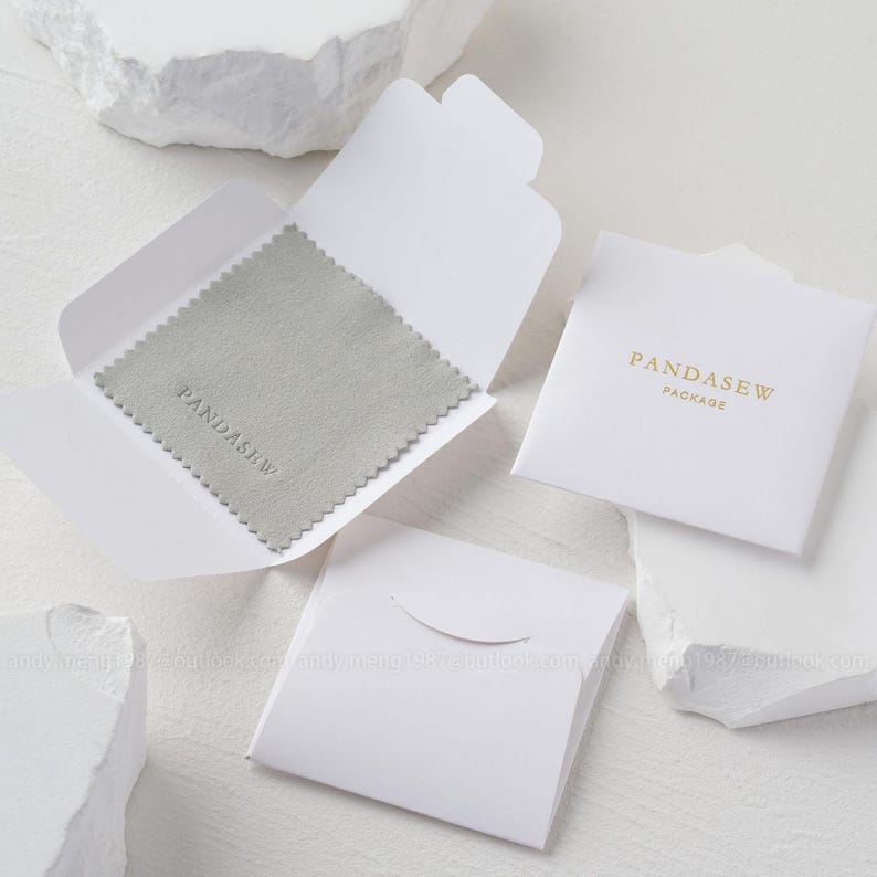 100PCS 8x8cm Personalized Jewelry Polishing Cloths: Custom Logo, 5 colors in stock image 14