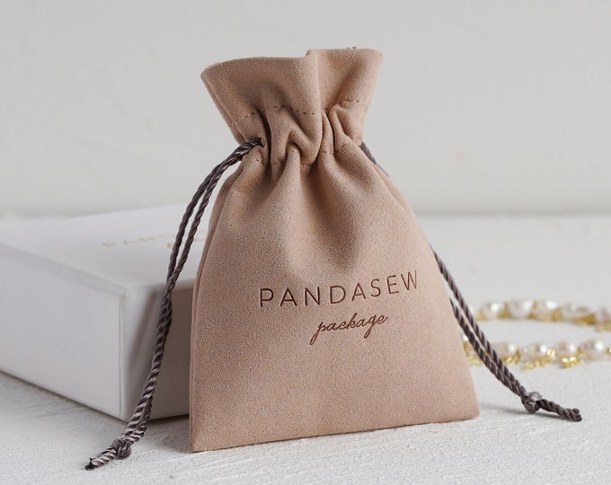 50 dark pink custom jewerly packaging pouch flower top Logo personalized drawstring bag small wedding favor ring microfiber pouch bag