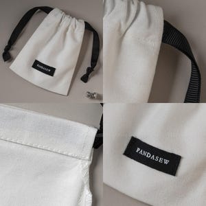 Pandasew package shop 8x10cm drawstring bag, with logo printing on bag