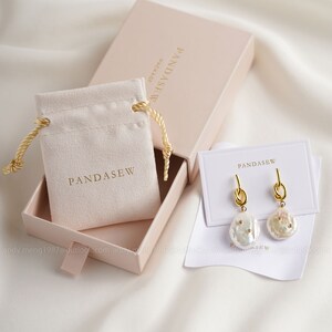 customizable jewelry packaging Jewelry wheat box with ivory bag