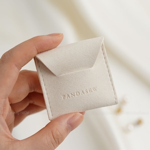 ivory color small microfiber bag