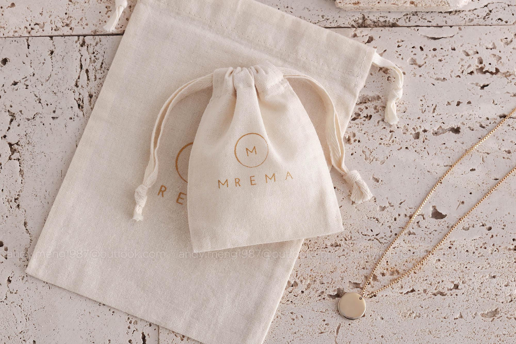 50 Jewelry Bag Custom Drawstring Cotton Bag Jewelry Pouch Etsy