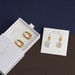 100pcs 8*8cm or 6*6cm White Jewelry Package Earring Holder Cards 350g Custom Logo Necklace Hanging Packaging Paper Tags Earring Cards 