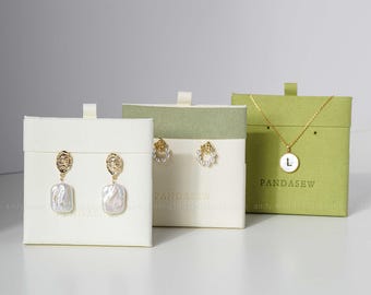 Set da 50 sacchetti per gioielli personalizzati più grandi con