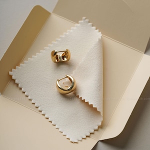 100PCS 8x8cm Personalized Jewelry Polishing Cloths: Custom Logo, 5 colors in stock image 6