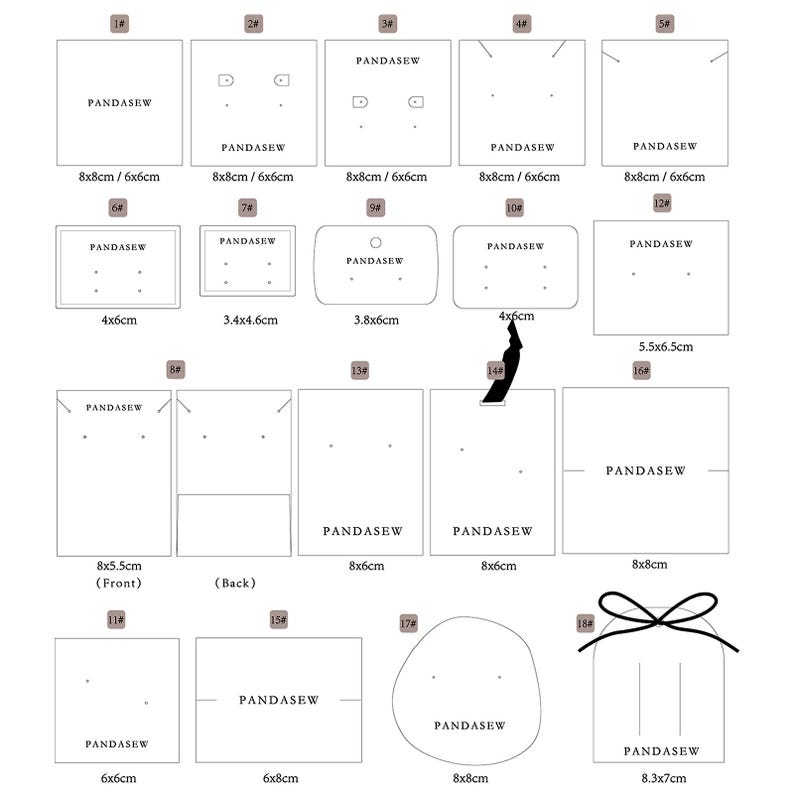 custom styles of jewelry cards