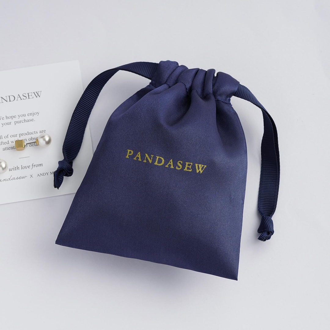 100pcs/lot Jewelry Gift Bags Custom Logo 8x8cm Small Size Rings Earrings  Bracelet Organizer Pouch Wedding Favors Bulk Business