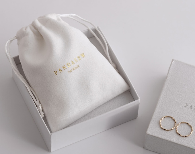 100 personalized deboss logo print drawstring bags custom jewelry packaging bags pouches skincare favor bags velvet cosmetic pouch
