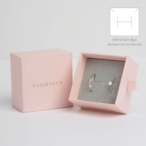 50 stuks 6*6*3,5 cm papieren doos op maat gemaakte ringdoos met gepersonaliseerd sponslogo afbeelding 15
