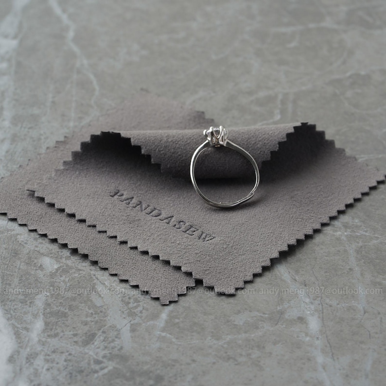 gray 8x8cm white cleaning cloth print logo