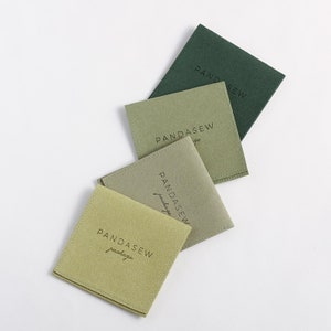 50 pcs emballage de bijoux vert fournitures logo personnalisé pochette imprimé petits mini sacs d'emballage de bijoux boucle d'oreille bracelet pochette en gros