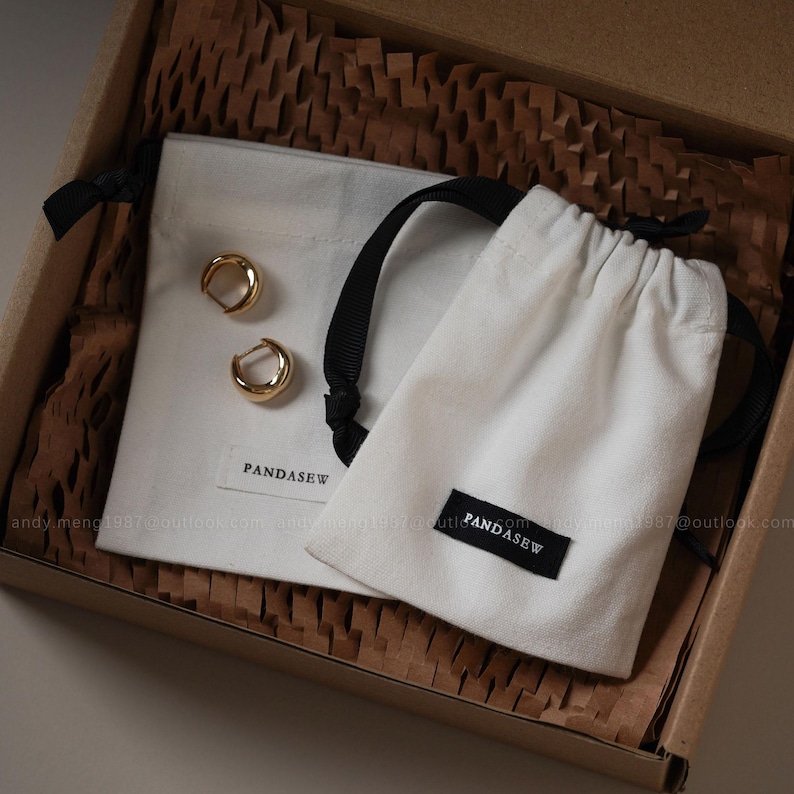 white cloth bag 8x10cm drawstring bag, with logo printing on bag