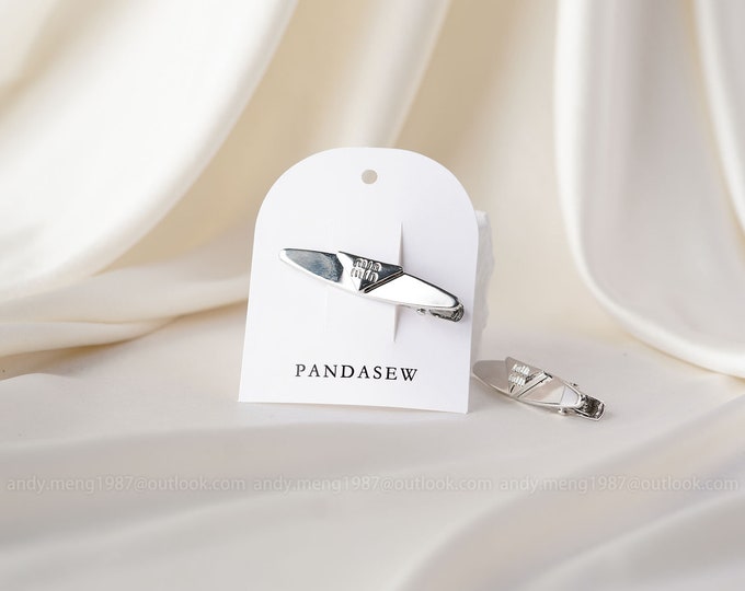100pcs PandaSew Hairpin Cards 350g Custom Logo Hair clips Hanging Packaging Paper Tags Cards Hair clip display cards