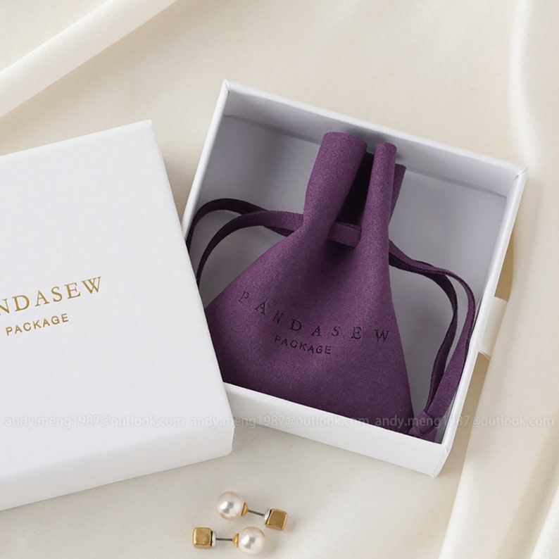 jewelry box with chic jewelry bag set