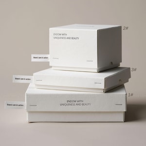 100ピースのオールインワン紙箱セット：フラットパック配送 + 組み立てが簡単なホッチキス