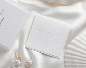 50pcs Custom Logo Microfiber Jewelry Pouch: Necklace, Ring, Earring Packaging