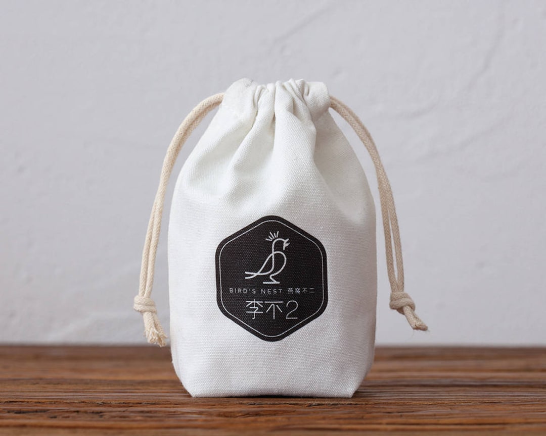50 Jewelry Bag Custom Drawstring Cotton Bag Jewelry Pouch Personalized LOGO  Name Soap Candle Sachet Cosmetic Gift Packaging Present Bags 