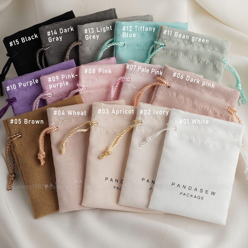 jewelry package drawstring bags