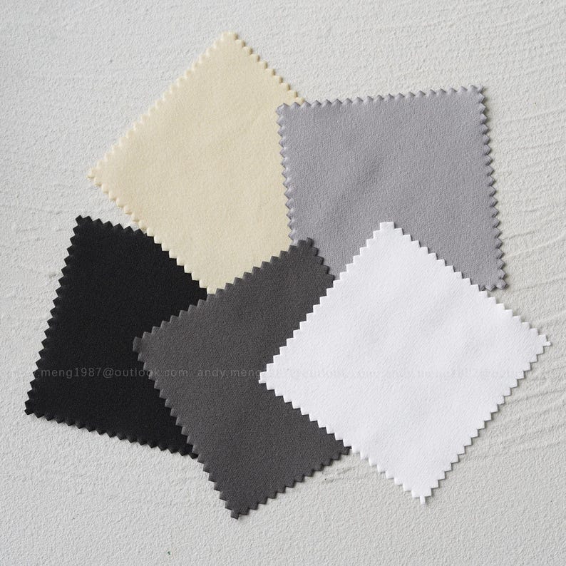 100PCS 8x8cm Personalized Jewelry Polishing Cloths: Custom Logo, 5 colors in stock Beige