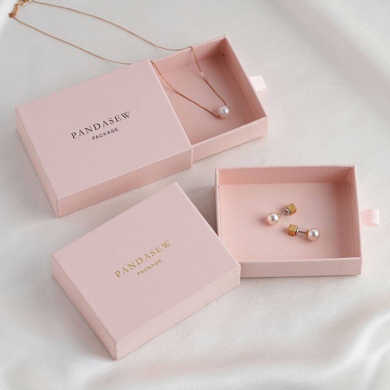 original jewelry packagingpink box