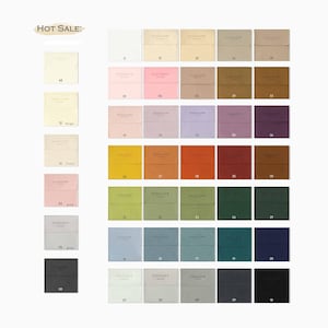 Jewelry package bag color chart