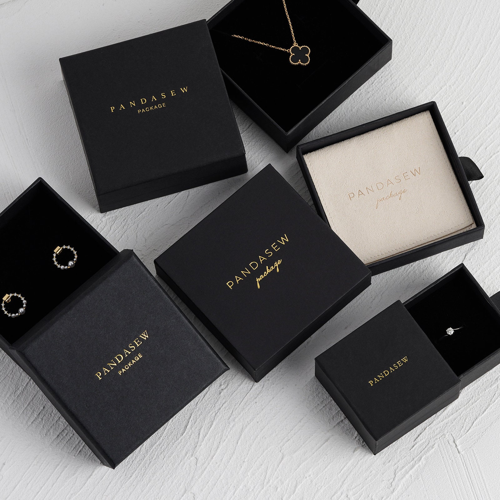 Personalized Black Jewelry Boxes And Cases – K.H.L DESIGNS&CO