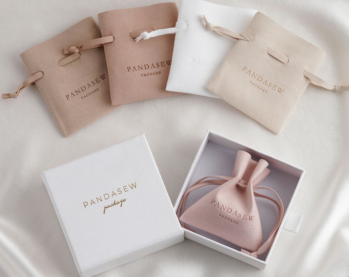 50pcs Custom Jewelry Pouch only pouches Personalized Logo Chic Small Wedding Favor Bags Microfiber Jewelry Pouch