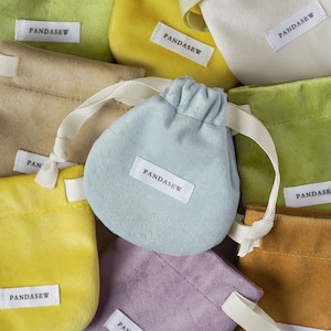 blue drawstring bag adorable velvet bags 14 colors to choose from