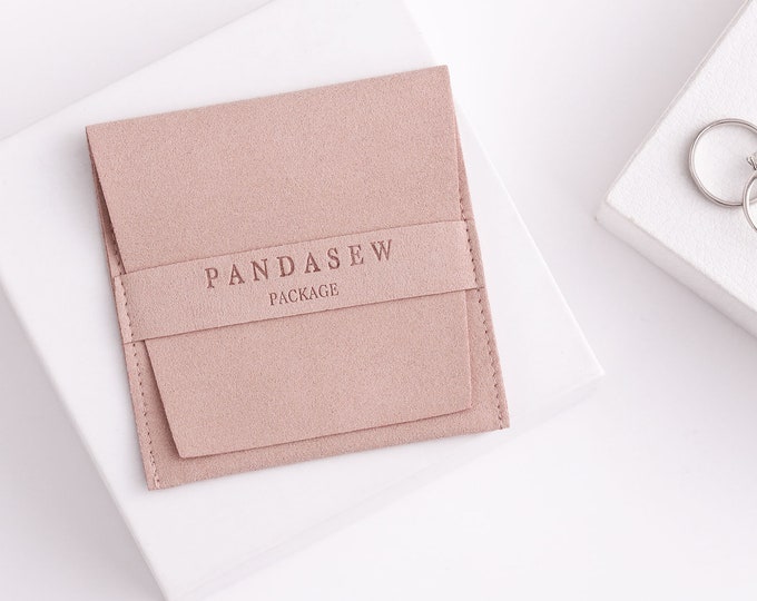 50 cusotm logo multicolor microfiber jewelry pouch bags custom jewelry packaging pouch wedding favor ring bags earing bulk