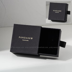 Custom Logo Jewelry Packaging Boxes, 50 pcs Drawer Paper Boxes With Sponge, Pouch Option image 16
