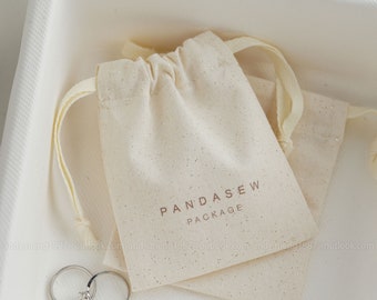 50 gold blink Jewelry Bag Custom Drawstring Bling Cotton Bag Jewelry Pouch Personalized LOGO Glitter Packaging Bags