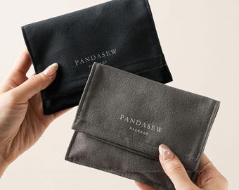 100pcs PandaSew Customizable Package Bags Pouches for Gifts, Jewelry & Personalized Sizes