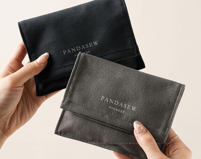 100pcs PandaSew Customizable Package Bags Pouches for Gifts, Jewelry & Personalized Sizes