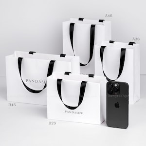 high quality paper bags bulk order in Pandasew, white paper bags different sizes