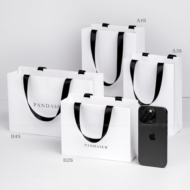 high quality paper bags bulk order in Pandasew, white paper bags different sizes