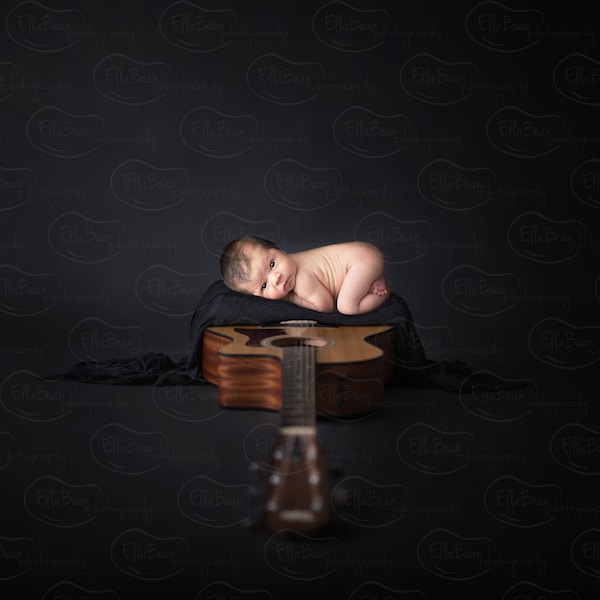Newborn Digital Backdrop Guitar Black Yamaha