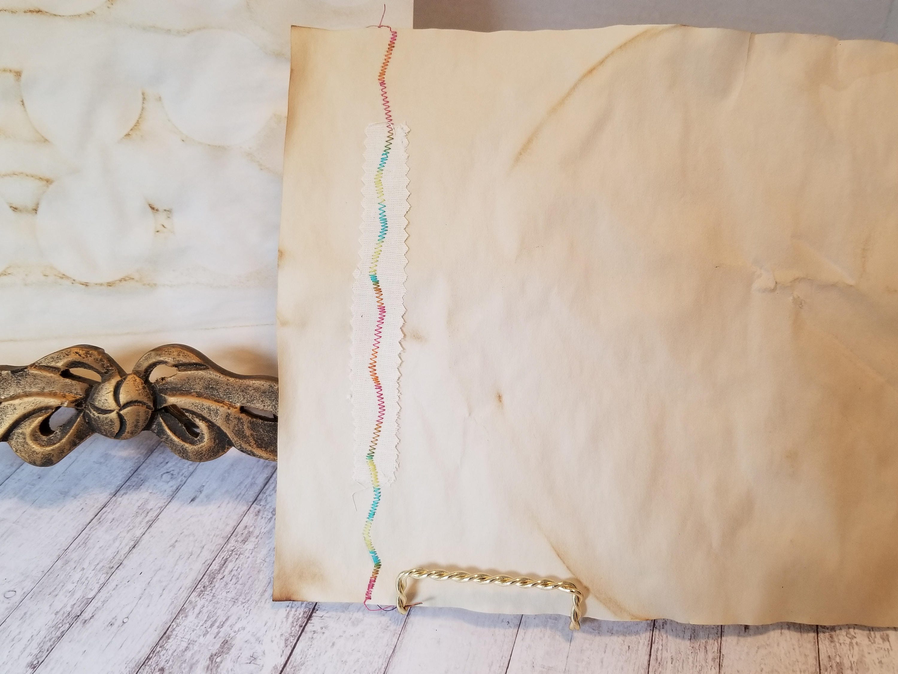 JOURNAL-Paper-Coffee Dyed Paper- Junk journal, Journal Paper, Faux Vi…