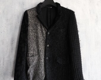 Vtg 80s Comme Des Garcons Homme Wool Stripes Coat Jacket - Etsy