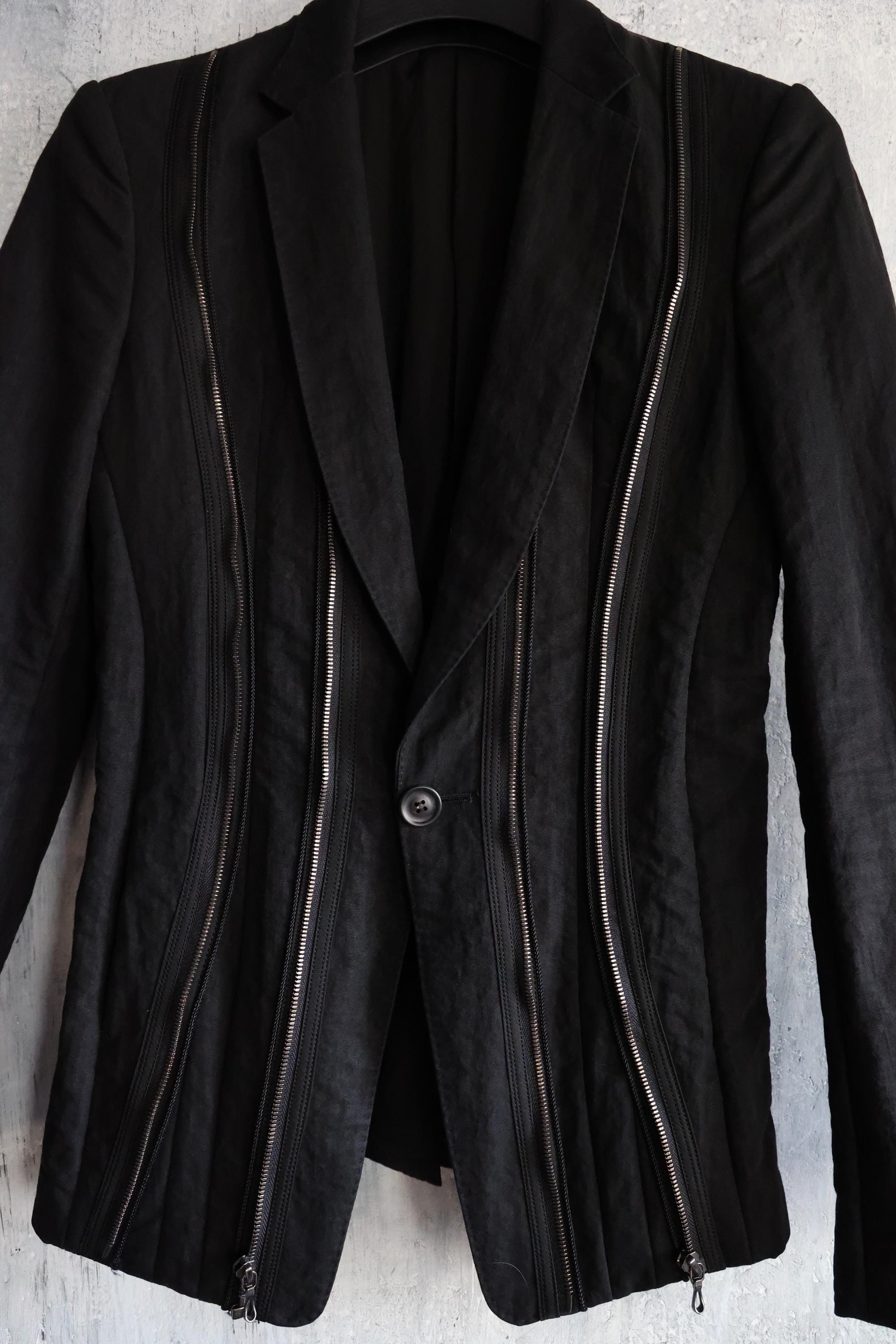 Julius Zip up Blazer Jacket Slim Cut - Etsy
