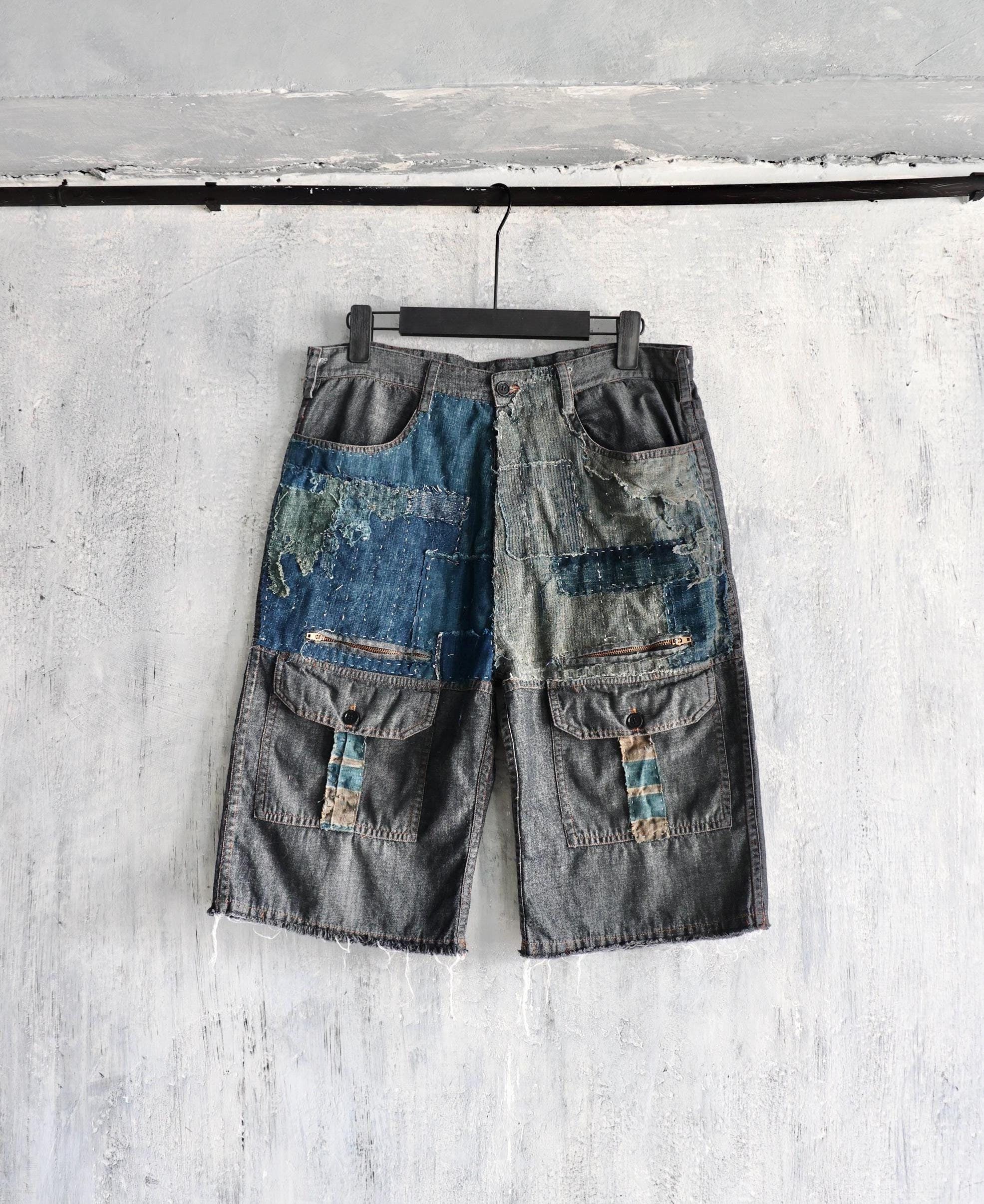 パンツ KAPITAL BORO IVY Shorts Size 4 Kapital BORO IVY Shorts – BLUE IN GREEN SOHO