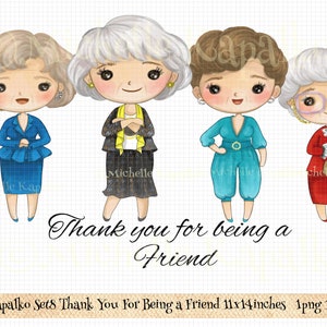 Téléchargez Stay Golden Girls Inspired Merci d'avoir été un ami Sublimation Design graphique numérique papier Clipart png DIY chemise transfert 398