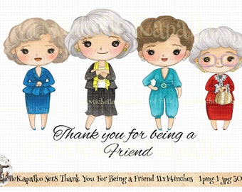 Download Stay Golden Girls Inspired Thank You For Being A Friend Sublimation Design Graphic Digital Paper Clipart png DIY Shirt Transfer 398