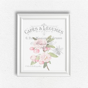 download Vintage Shabby Chic French Pink Roses Cafe Wall Art Background 10x8 Digital Paper Pack Boho Desk Art Provincial DIY Crafting CU 58